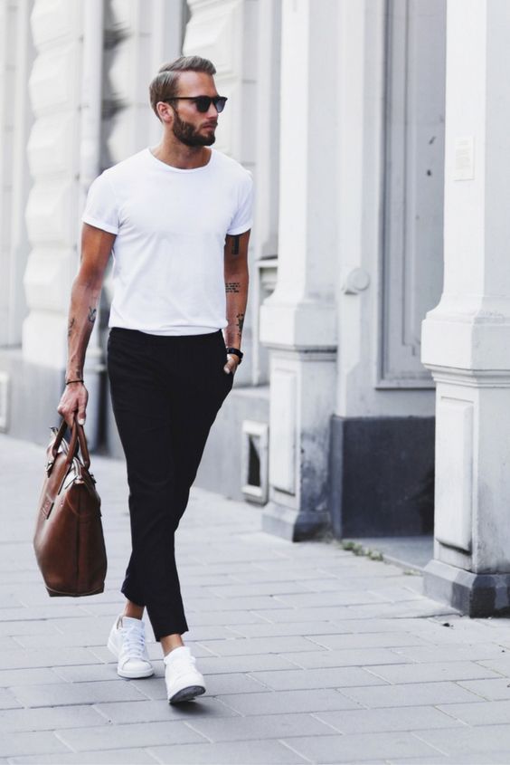 Camiseta e best sale calça social